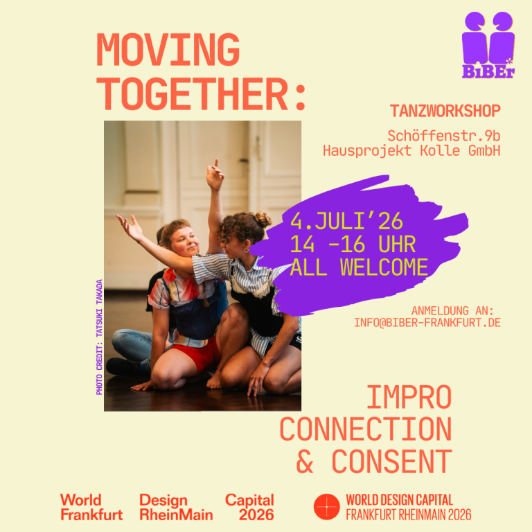 04.07.2026: “Moving Together: Impro Connection & Consent” – Tanzworkshop
