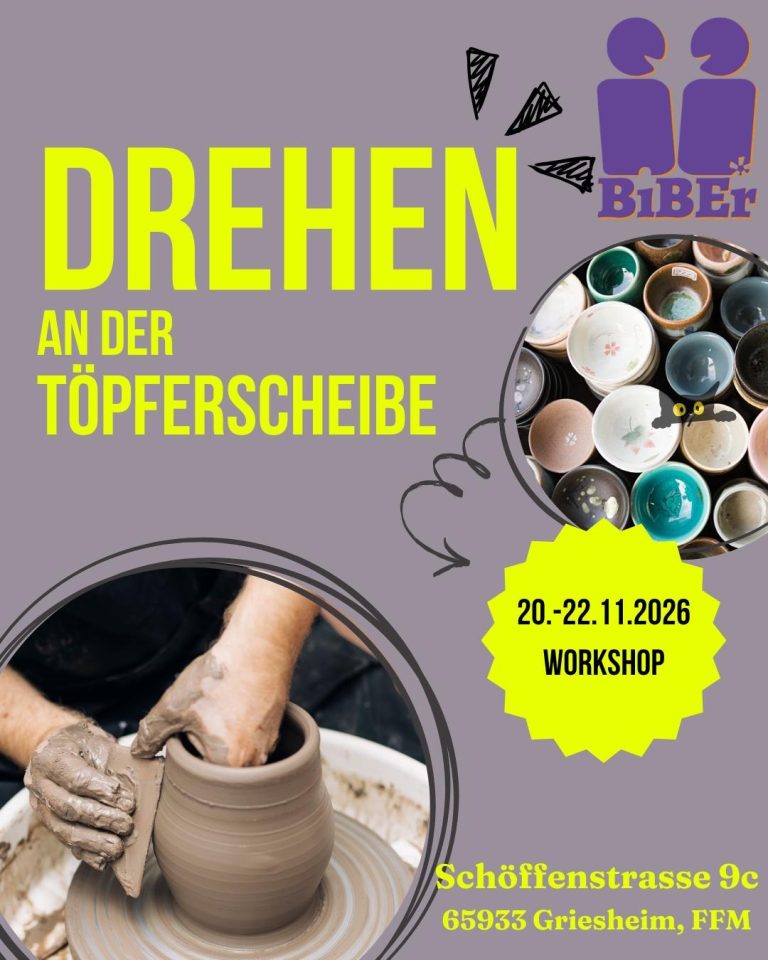 UPDATE 20.-22.11./ Drehen an der Töpferscheibe